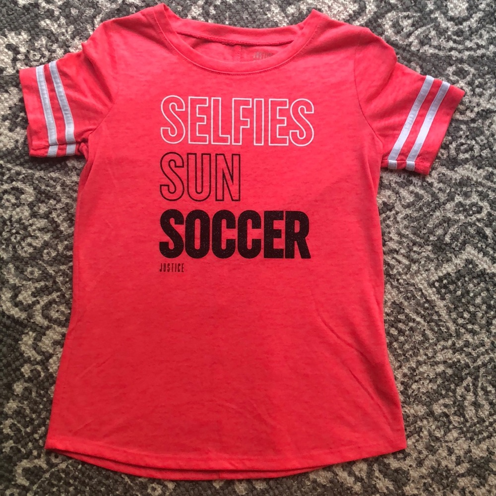 Justice Selfies Sun and Soccer